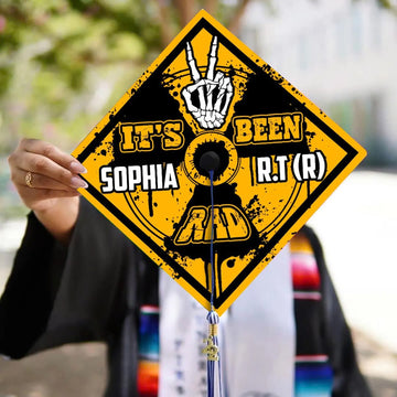 Custom Rad Tech Graduation Cap Topper, Personalized It's Been Rad Grad Cap